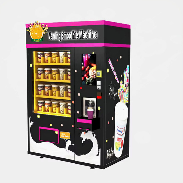 India Fresh Fruit Smoothie Automatic Vending Machine