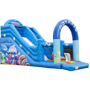 Se Admite Personalización OEM, Tobogán Inflable para Parque de Atracciones, Tobogán Inflable con Temática Marina, Seco y Acuático, en Venta - Product Image 3
