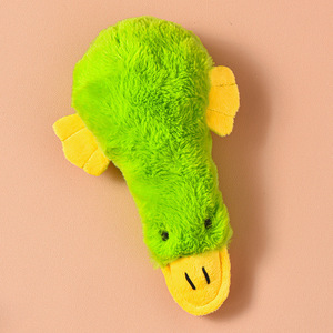 Yeni tasarım peluş ördek şekli köpek oyuncak ses chew interaktif temizleme diş eğitim - Product Image 3