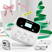 Imprimante portable F12, imprimante thermique, machine à étiquettes avec ruban pour ruban satiné et étiquettes thermocollantes