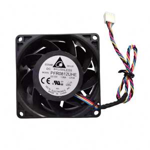 Ventilateur de refroidissement de châssis de serveur Delta 8038 12V 1.5A à grand volume d'air PFR0812UHE Delta 8038 12V 1.5A à grand volume d'air - Product Image 1