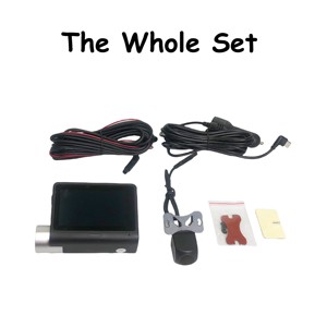 Caméra de tableau de bord de voiture à double objectif 2 canaux, écran tactile IPS, vue à 360°, GPS intégré, enregistreur vidéo avant et arrière 1080P - Product Image 6