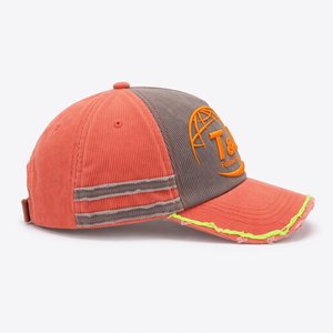 Gorra de Campamento de Lujo Vintage con Logotipo Personalizado Bordado en 3D, de 5 Paneles, Ajustable, de Pana y Terciopelo, Venta al Por Mayor - Product Image 3