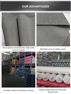Vente directe d'usine tissu confortable imperméable PU 900D * 900D tissu oxford gris chine