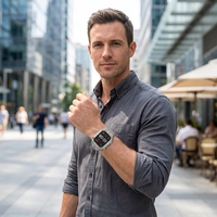 Reloj Inteligente para Hombre AK86 2026, Pantalla Grande de 2.01 Pulgadas, Linterna, Llamadas Bluetooth, Función SOS, Monitor de Actividad Física, Logotipo Personalizable Disponible
