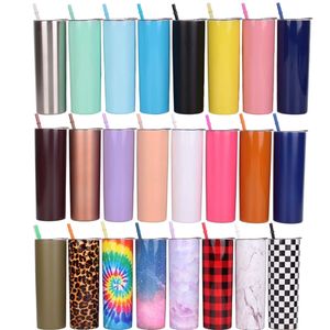 Vaso de Viaje Personalizado con Logotipo, 20 oz, Tubo Recto, Acero Inoxidable 304, Aislado al Vacío, para Sublimación - Product Image 1