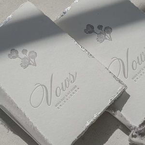 Vanilla Printing Premium 3D <b>Embossing</b> Digital Printing Wedding Greeting <b>Card</b> Art Paper CN/GUA Model 465 with Custom Logo - Product Image 2