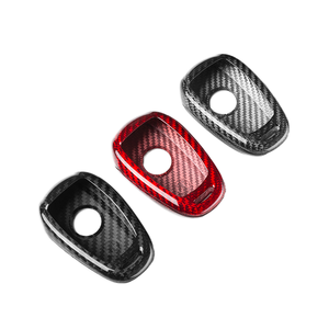 Accessoire intérieur de couverture de porte-clés à distance intelligent en Fiber de carbone véritable T-carbon pour Alfa Romeo Giulia Stelvio <span class=keywords><strong>Tonale</strong></span> 4 5 - Product Image 1