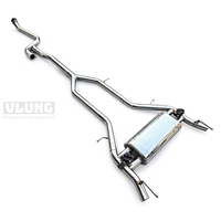 Sistema de Escape Trasero Inteligente con Válvulas de Alto Rendimiento en Acero Inoxidable T304 para Cadillac CT4 CT5 2.0T 2019-2025