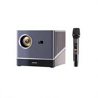 Nouveau projecteur S90, qualité home cinéma, karaoké sans latence avec mise au point automatique par IA, correction trapézoïdale, 1080P, 3D, CRT intégré