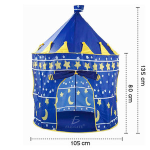 Carpa de juegos infantil Ele-Gate con diseño de estrellas y luna para uso en interiores y exteriores - Product Image 4