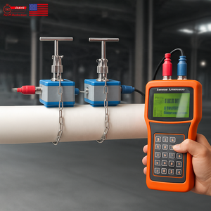 TUF-2000H เครื่องวัดการไหลแบบอัลตราโซนิกดิจิตอลแบบพกพา <span class=keywords><strong>1</strong></span>.6MPa ของเหลวเชื้อเพลิงน้ำน้ำมันแก๊สน้ำผลไม้น้ำเสียเครื่องวัดการไหล - Product Image 2
