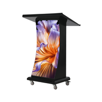 Pupitre intelligent avec écran LED intégré P1.86, Full HD, tactile en option, pour salle de conférence, église
