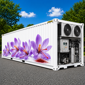 Energy Saving <b>Light</b> Blocking Insulated Container Equipped with Bolt-Assembled Growing Racks for Commercial Saffron Cultivation - Product Image 6