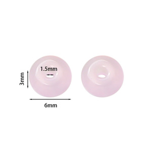 Diy Glass Imitation Jade Beads Small Size For Jewelry Making Accessories Wholesale - Product Image 2