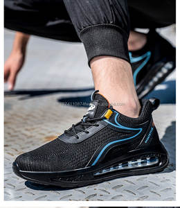 รองเท้านิรภัยสำหรับผู้ชายรองเท้านิรภัยทำจากเหล็กหัวเตียงนุ่มสบายสำหรับทำงานตามสั่ง - Product Image 5