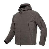 Veste à capuche unisexe en polaire chaude pour le sport, automne-hiver, polaire doux réversible, grande taille, fermeture éclair, col montant