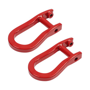 Crochet de remorquage en acier rouge 19,3 cm pour Chevrolet Silverado Sierra 1500 2007-2019 - Product Image 3