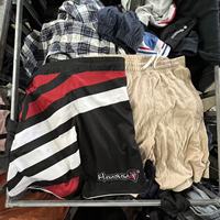 Celana Pendek Katun Bekas Pria Musim Panas Premium Grosir, Desain Campuran, Pakaian Bekas Ramah Lingkungan, Bundel 100kg, Laris untuk Ekspor