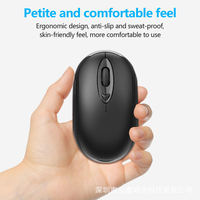 Mini souris optique sans fil 4D à économie d'énergie, pour gaucher, haute précision, clic silencieux, pour les voyages d'affaires