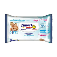 Lingettes humides sans alcool, toucher doux, nettoyage délicat, hygiéniques, jetables, vente en gros, 72 pièces