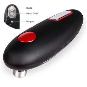 Apriscatole Elettrico Portatile da Cucina, Pratico Apriscatole Automatico Multifunzione per Barattoli e Bottiglie - Product Image 1