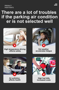 Batería AC Cabin Electric 12 Volt AC System 24V Camión Aire acondicionado en la azotea RV 12 V Estacionamiento Aire acondicionado - Product Image 4