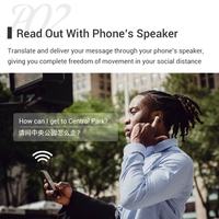 Écouteurs de traduction sans fil intelligents M6 professionnels de haute qualité, compatibles avec 127 langues, transmission à 10 m, confidentialité garantie