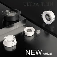 ALLWAY Bon Prix Cob Plafond Encastré Rond 5w 9w 12w 15w Led Spot Down Light Die Casting Aluminium Mini Éclairage