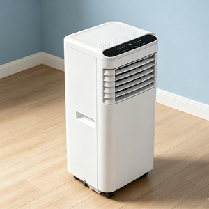 เครื่องปรับอากาศพกพาแบบพลาสติกสำหรับห้องพัก 110V-220V 9000BTU ระบบทำความเย็นเร็ว แบบเสียบปลั๊กใช้งานได้ทันที ประหยัดพลังงาน ใช้งานได้ทั้งแบบเคลื่อนย้ายและแบบตั้งพื้น - Product Image 3