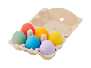 Nouvel ensemble de jouets sensoriels en silicone pour le bain, en forme d'œuf à presser, flottant dans la baignoire, idées cadeaux de Pâques - Product Image 1