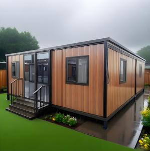 Maisonnette Préfabriquée Portable de Luxe à <span class=keywords><strong>Prix</strong></span> de Gros Usine, 20ft 30ft 40ft, Structure en Acier Étanche et Extensible pour Bureau - Product Image 3