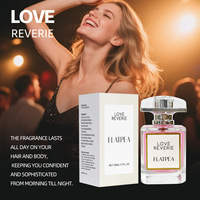 Parfum pour femmes OEM 50 ml, design unique, parfums de marque privée, parfums floraux de luxe pour femmes, parfum longue durée avec poudre scintillante