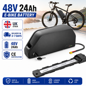Batterie de vélo électrique longue durée 48V 24Ah Li-Ion 21700 avec BMS 50A pour moteur de 750W 1000W 1500W, en stock au Royaume-Uni - Product Image 1