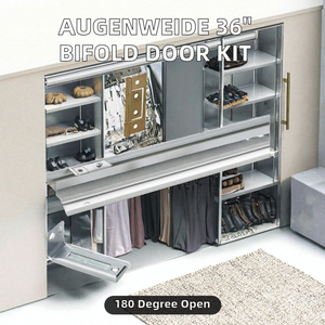 ชุดอุปกรณ์ซ่อมประตูบานพับแบบสองตอน Augenweide รางสแตนเลส (36 นิ้ว หนา 2 มม. 180) - Product Image 2