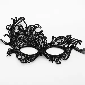 Women Sexy Exquisite Embroidery Mask Masquerade Halloween Venetian Costumes Party Color Lace Eye Mask