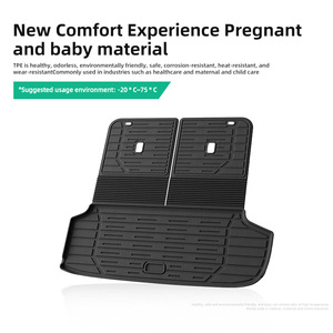 Protector de Maletero Trasero de una Pieza MIPI Contractor 3D TPE de 2.1 mm de Grosor, Impermeable, a Prueba de Polvo, Fácil de Limpiar, para <span class=keywords><strong>Hyundai</strong></span> <span class=keywords><strong>Ioniq</strong></span> 9 2026 de 7 Asientos - Product Image 3