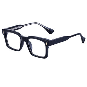 ZT-97006 Montura de gafas cuadradas para hombre, montura completa, lentes reemplazables, doble propósito para visión de lejos y de cerca - Product Image 5