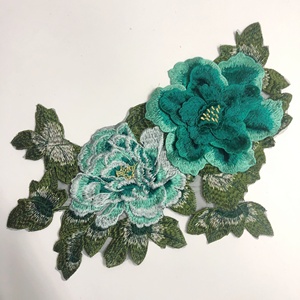 Nuova moda <span class=keywords><strong>Organza</strong></span> 3d in pizzo solubile in acqua patch per cucire LT2490A - Product Image 3