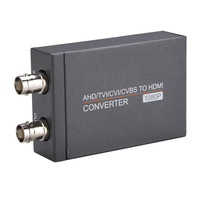 Konverter Sinyal Kamera AHD/TVI/CVI/CVBS ke HDMI HD BNC dengan Loop-out (1080P)