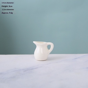 Imán de nevera con mini jarrón de cerámica de Jingdezhen transfronterizo, decoración floral creativa con inserción magnética, objeto DIY moderno y sencillo - Product Image 6