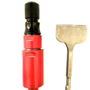 Ciseau grattoir long <span class=keywords><strong>pour</strong></span> l'élimination des résidus de colle <span class=keywords><strong>pour</strong></span> <span class=keywords><strong>carrelage</strong></span>, scories métalliques, revêtements en caoutchouc, linoléum et matériaux de toiture - Product Image 2