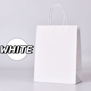 Sac en papier kraft de haute qualité et pas cher avec poignées, sac cadeau en papier personnalisé - Product Image 4