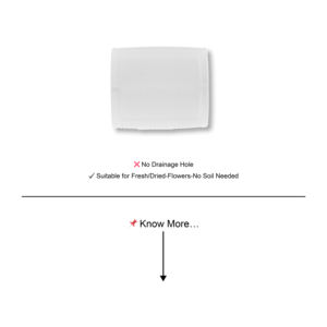 Vase en plastique à base arquée et nervurée pour la décoration de la maison - Product Image 6