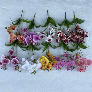 Usine de fleurs artificielles Meiyu Craft, orchidée Phalaenopsis imprimée en 3D, 30cm-100cm, fleur artificielle pour la décoration de la maison et des mariages - Product Image 3