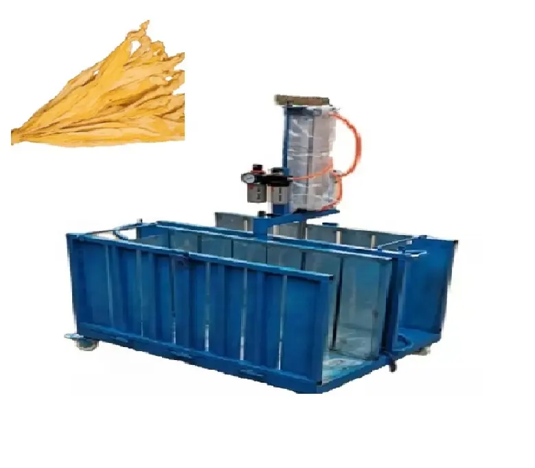 tobacco leaf bale baler baling machine tobacco leafstem flattening machine tobacco leaf press machine automatic