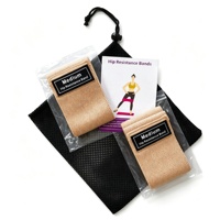 Bandes de Résistance en Tissu en Gros pour la Maison et la Salle de Sport – Ensemble de Bandes de Résistance en Tissu pour Exercices de Fitness et Musculation des Fessiers