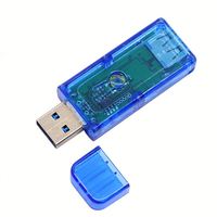 AT34 Voltmeter Dc Digital Lcd, pengukur voltase USB 3.0 layar warna pengisi daya baterai Bank daya tampilan Usb Tester