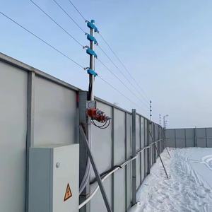 Sistema de Cerca Eléctrica de Pulso de Alto Voltaje para Patio Moderno, Seguridad Perimetral Mejorada y Protección de la Propiedad - Product Image 6