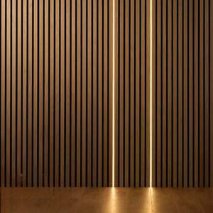 Easy Install 13mm Slat <b>Wall</b> <b>Wood</b> Panel Plug-in and Play Flexible Strip <b>Lighting</b> Kits for Home Decoration - Product Image 3